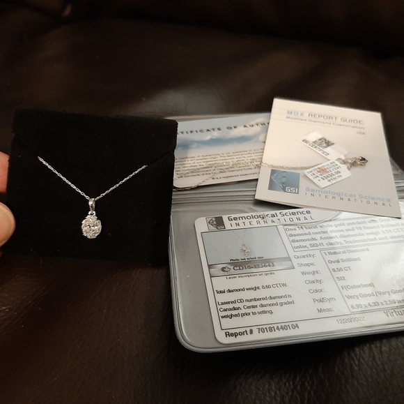 Certified Genuine Diamond Necklace - Picture 11 of 11